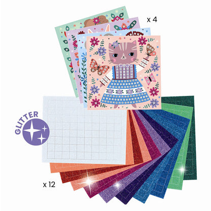 Djeco Creative Mosaic, Cute Animals