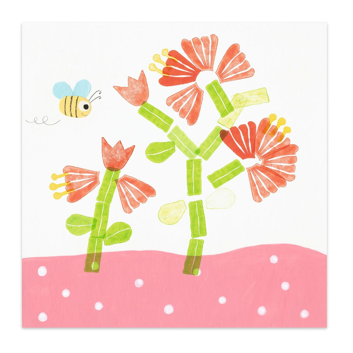 Djeco Creative Stamps, Flowers