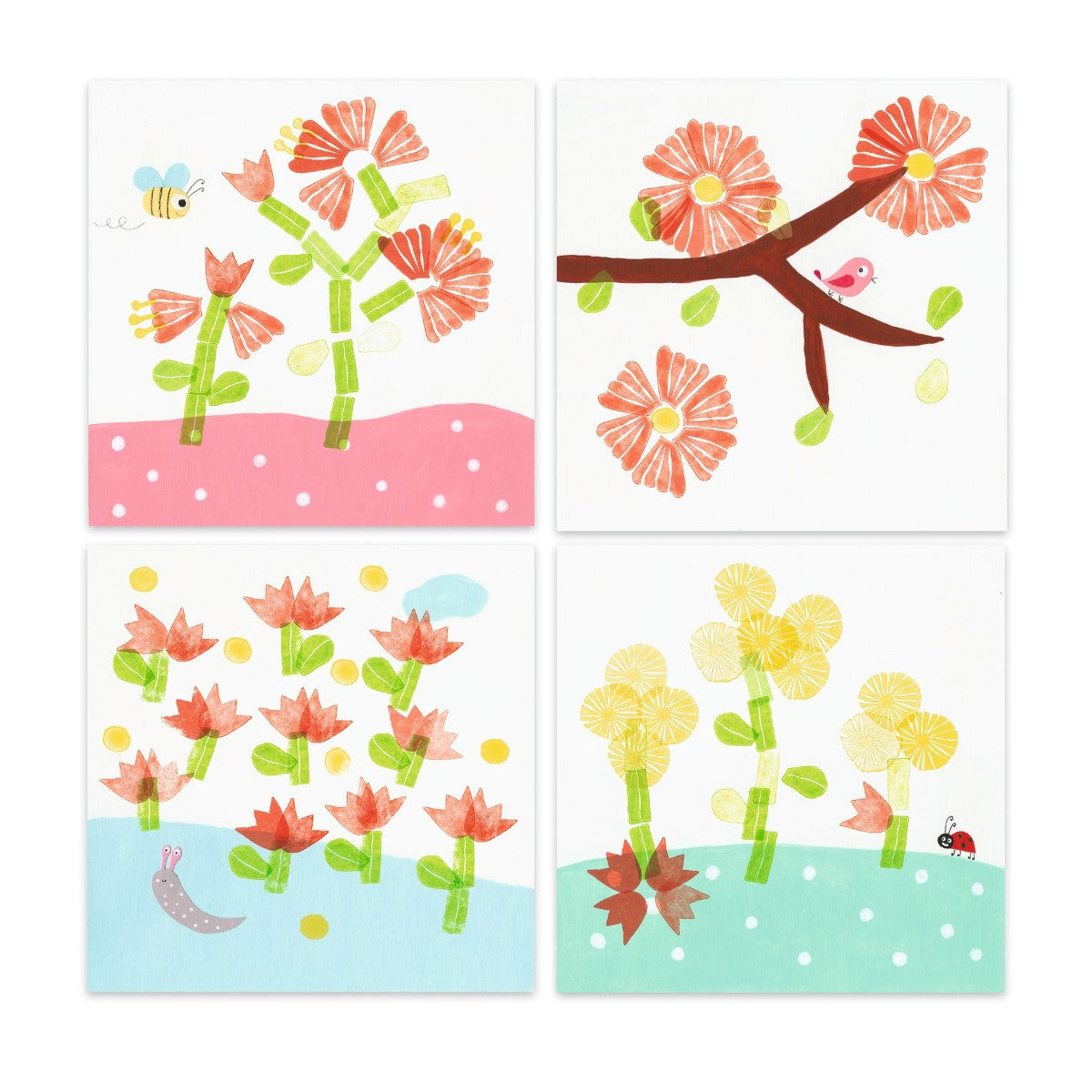 Djeco Creative Stamps, Flowers