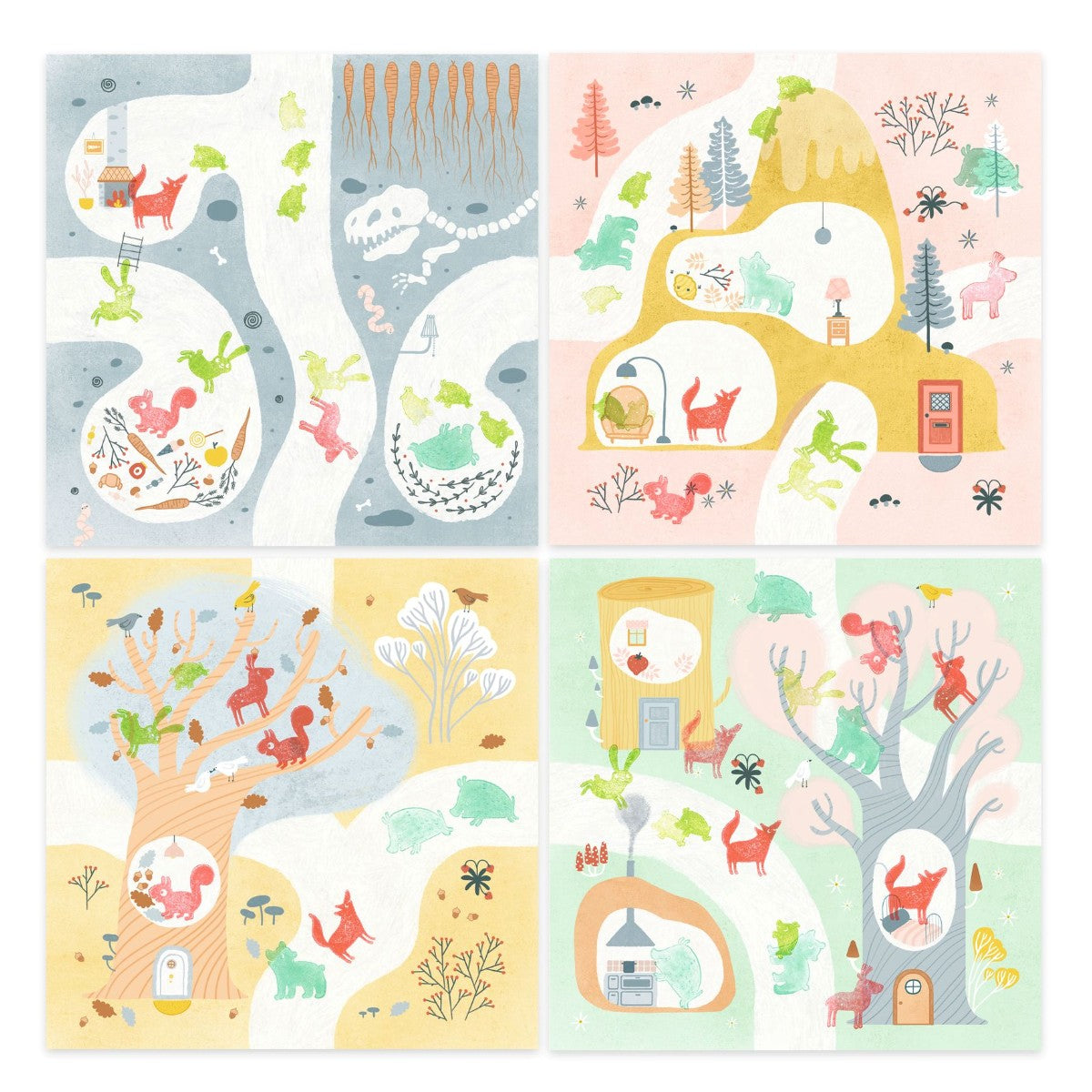 Djeco Creative Stamps, Forest