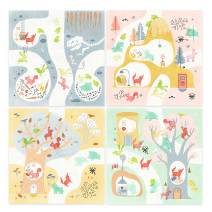 Djeco Creative Stamps, Forest