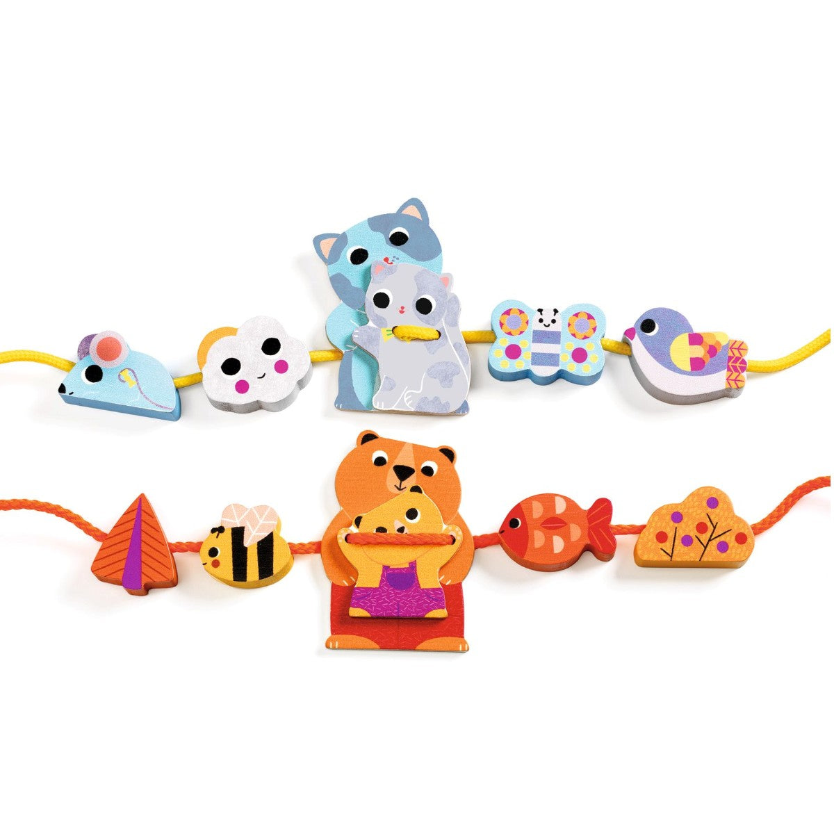 Djeco Wooden Beads, FilaMum