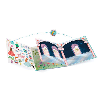 Djeco Reusable Stickers, The Castle