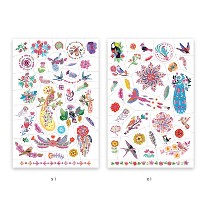 Djeco Tattoos, Birds