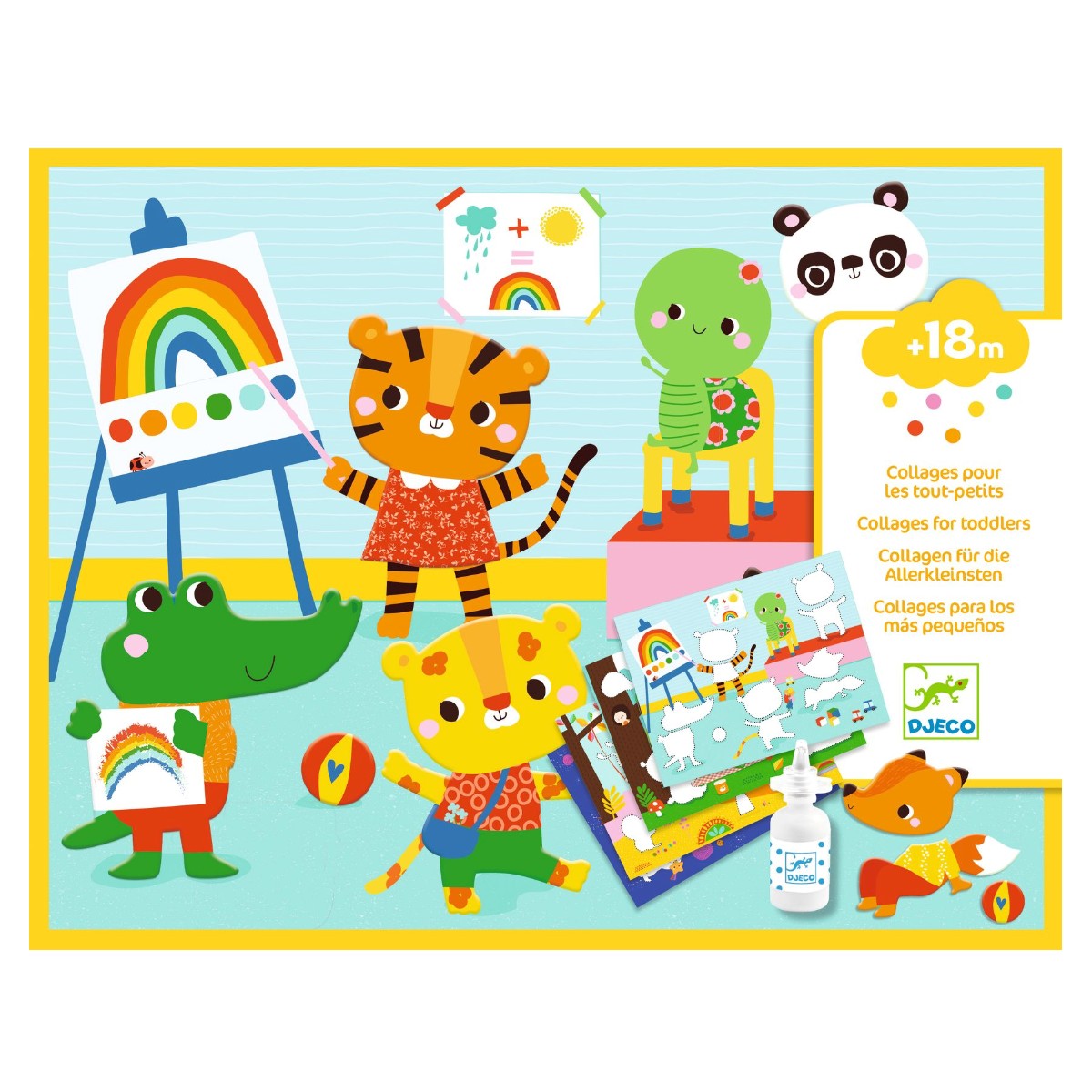 Djeco Kreativ collage, Dagen
