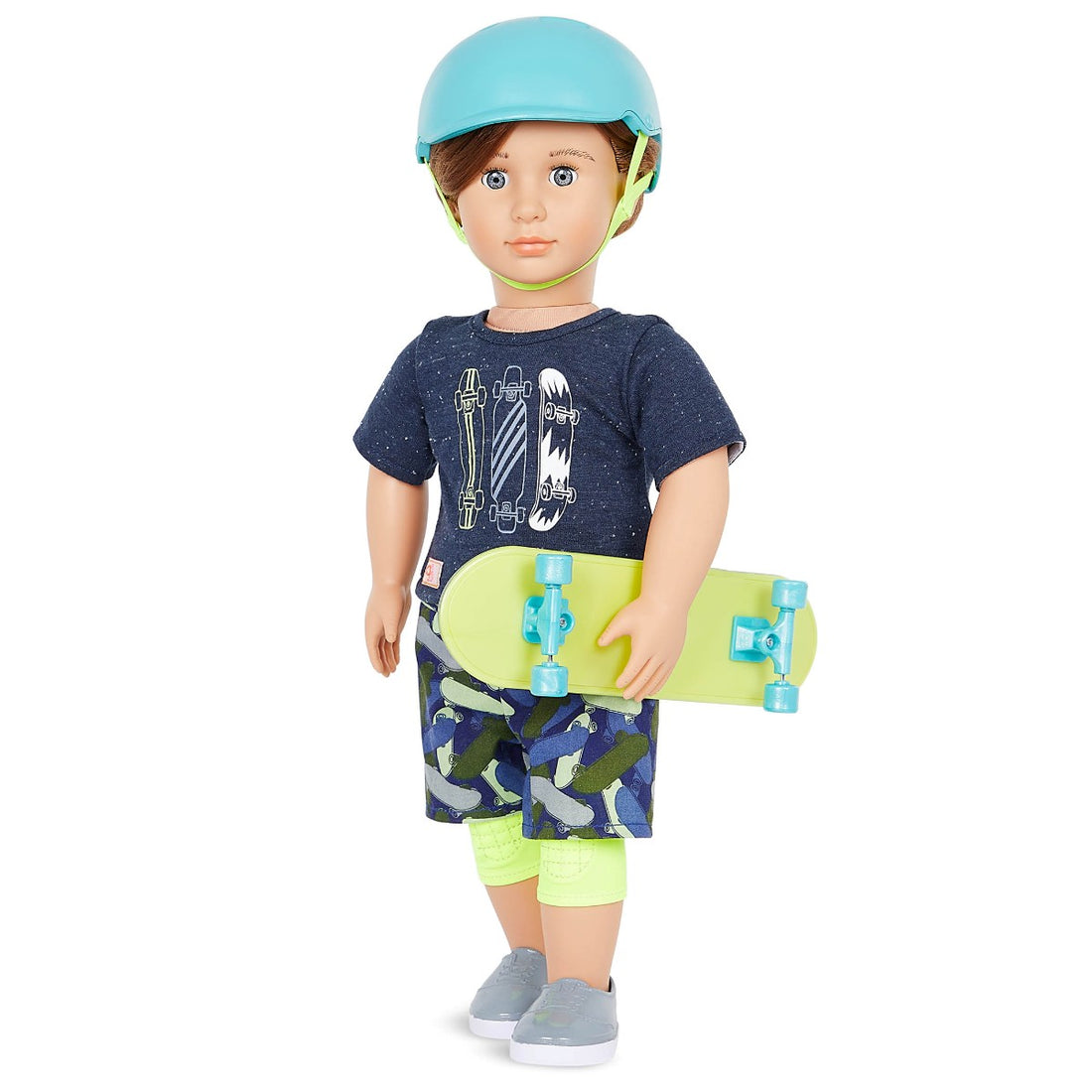 Generation dukke, Theodore m/ skateboard - 46 cm