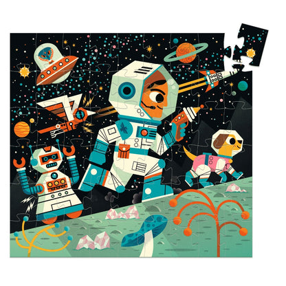 Djeco Silhouette Puzzle, Space Station – 54 Pieces