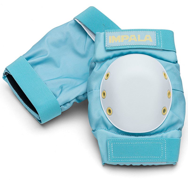 Impala Protective Gear for Roller Skating, Adult, Sky Blue/Yellow - Size S
