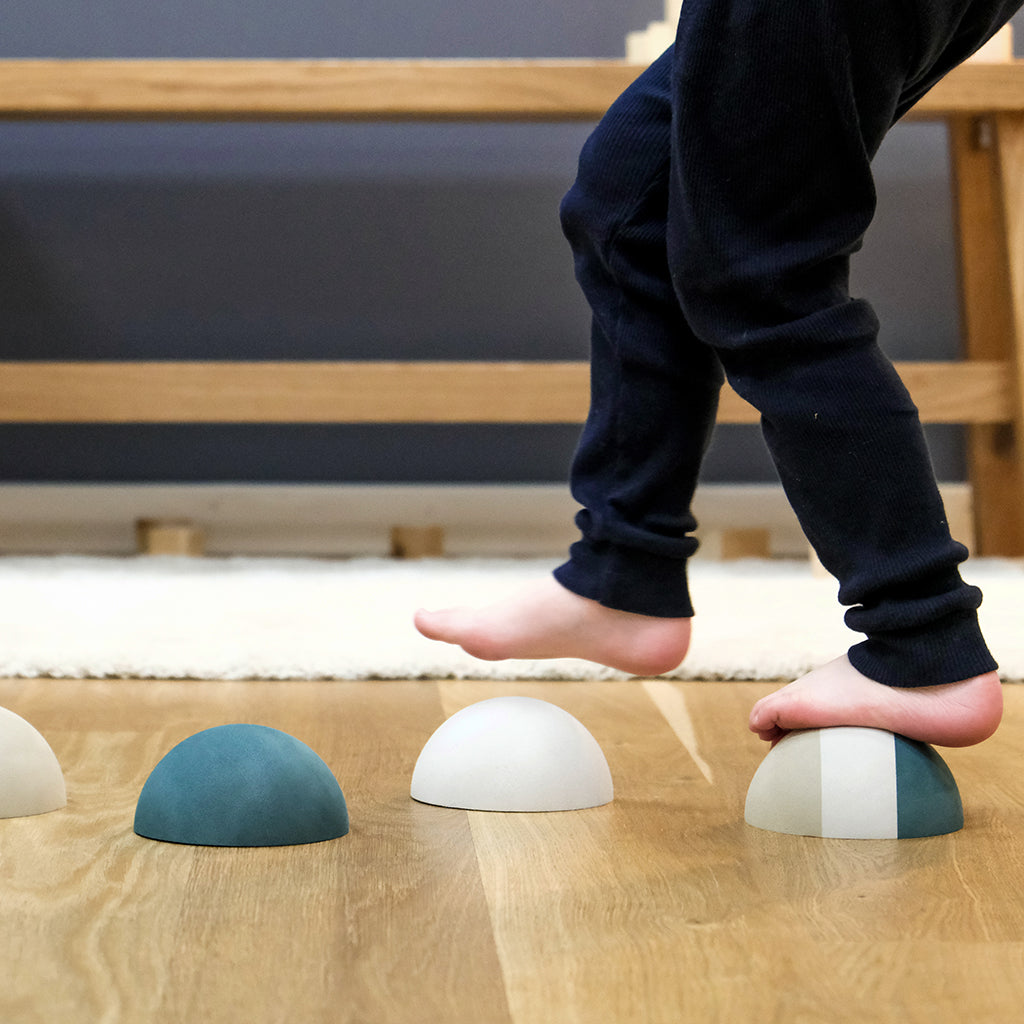 bObles Tumbling Stones, Set of 6 - Ocean