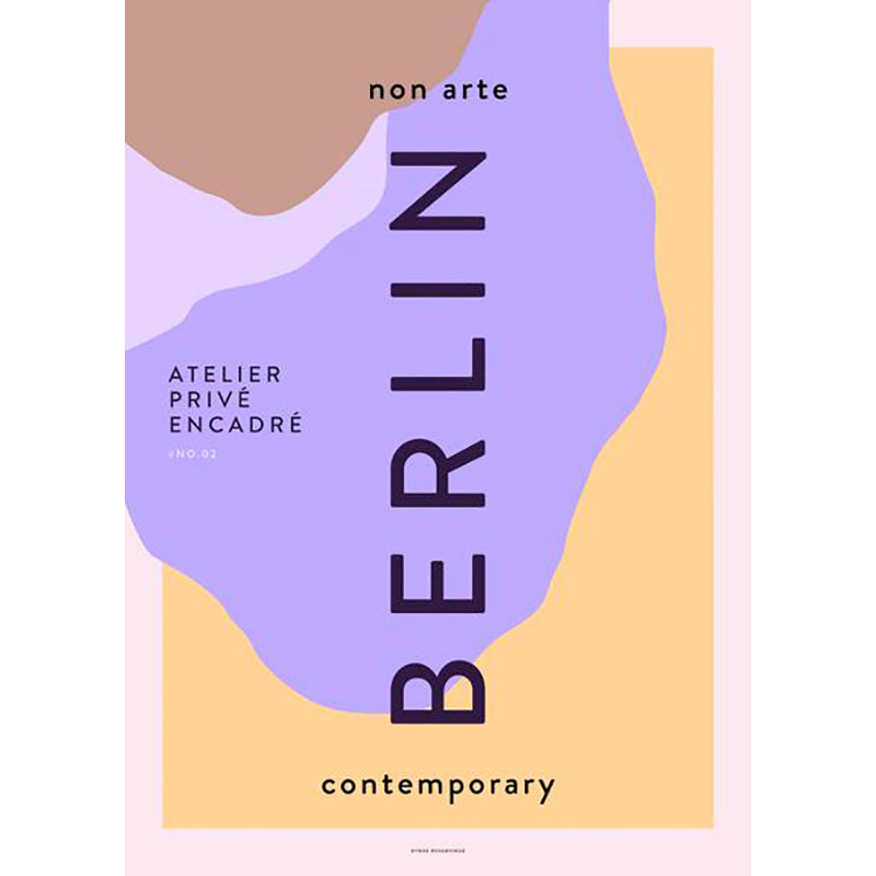 Nynne Rosenvinge plakat, Berlin - 50 x 70 cm