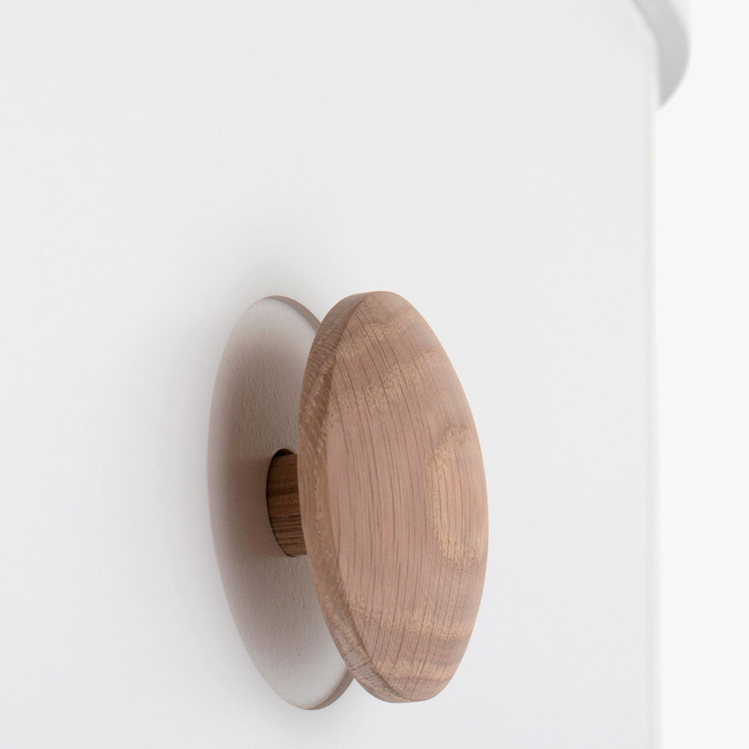 Oliver Furniture Wood Chest of Drawers with 6 Drawers – White/Oak