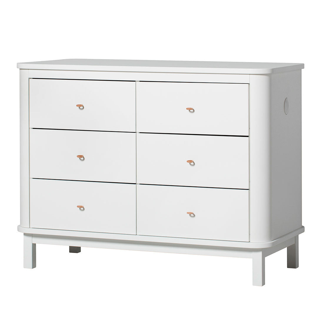 Oliver Furniture Wood Dresser with 6 Drawers - White