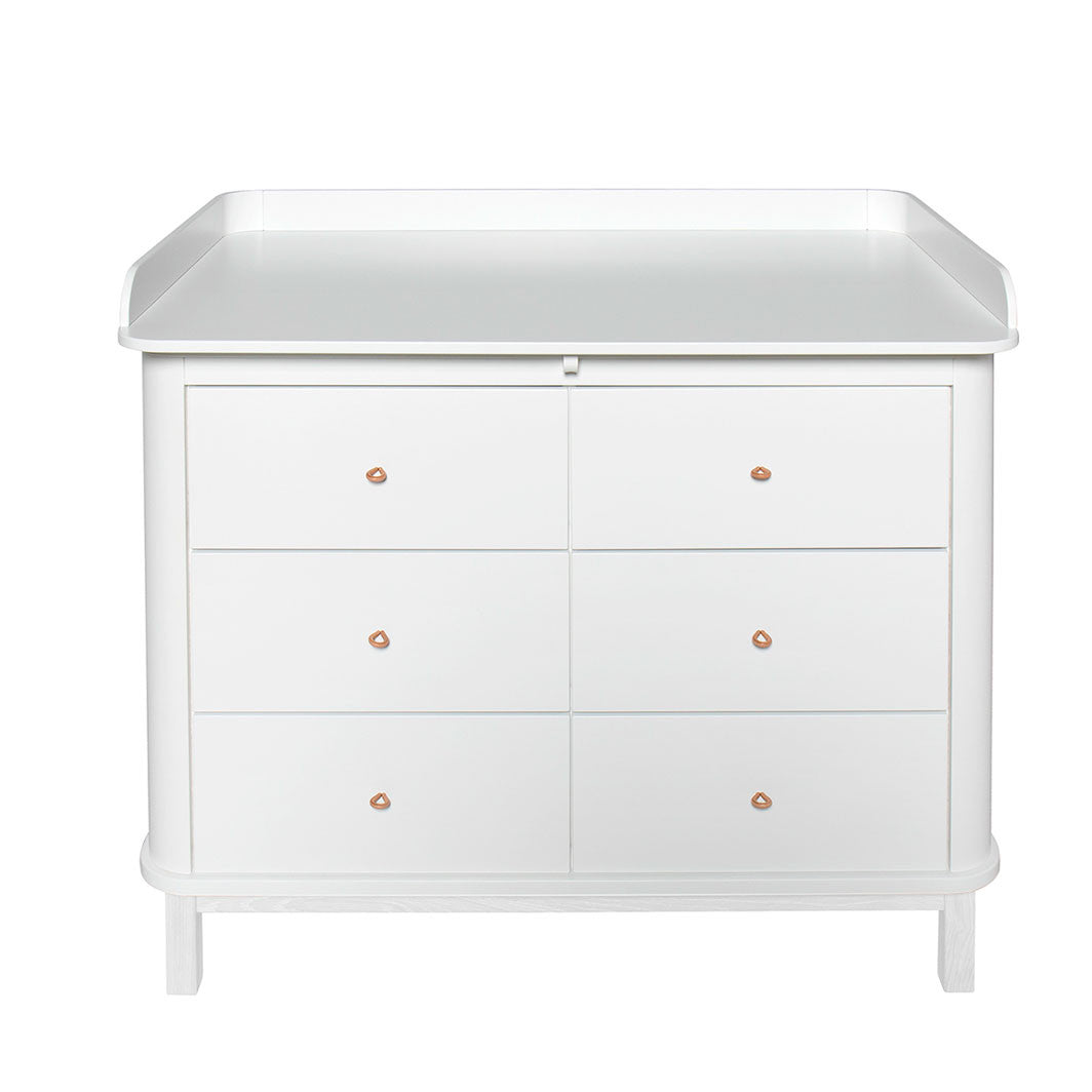 Oliver Furniture Wood Changing Unit with Large Top - White