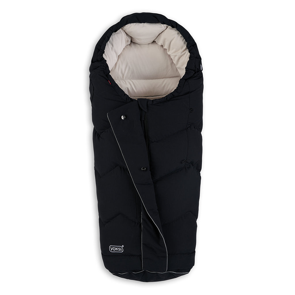 Voksi Bag, City Stroller Bag, OEKO-TEX - Black Cream