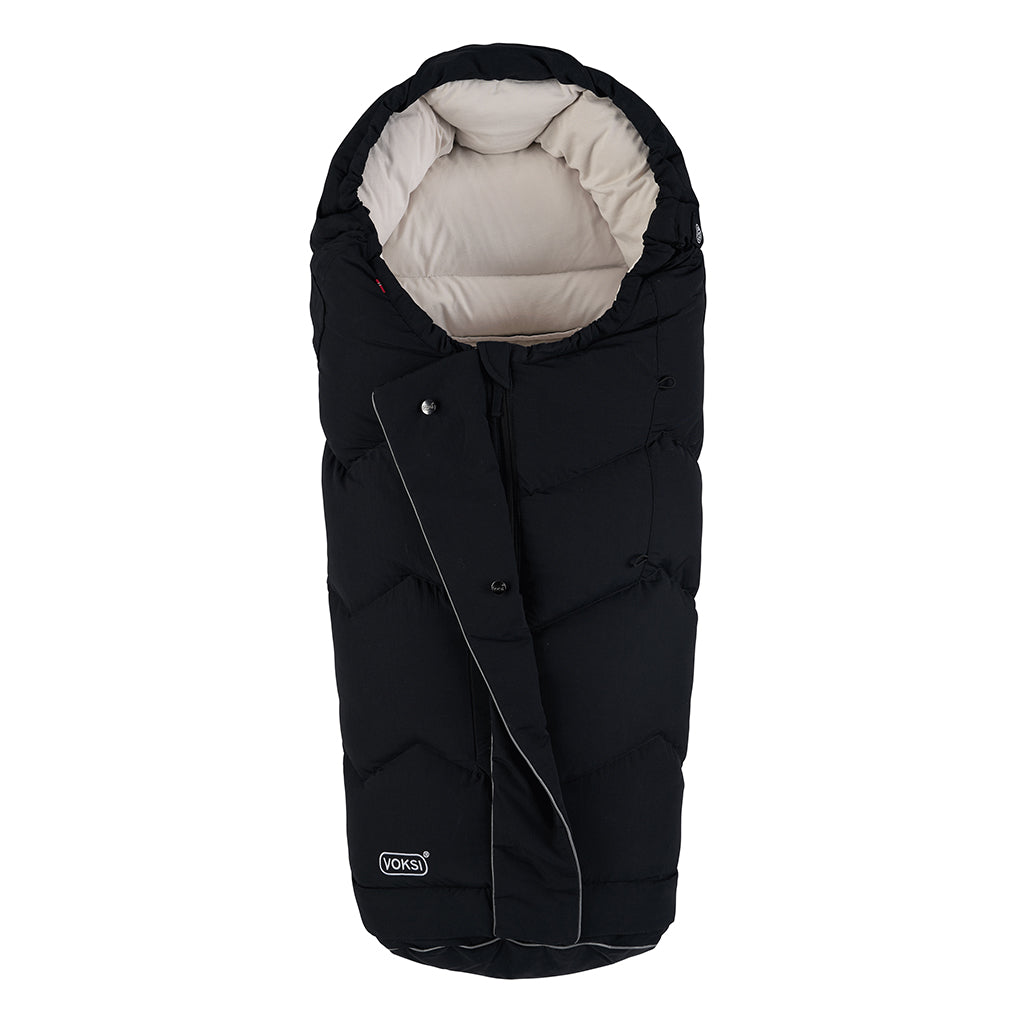 Voksi Bag, City Stroller Bag, OEKO-TEX - Black Cream