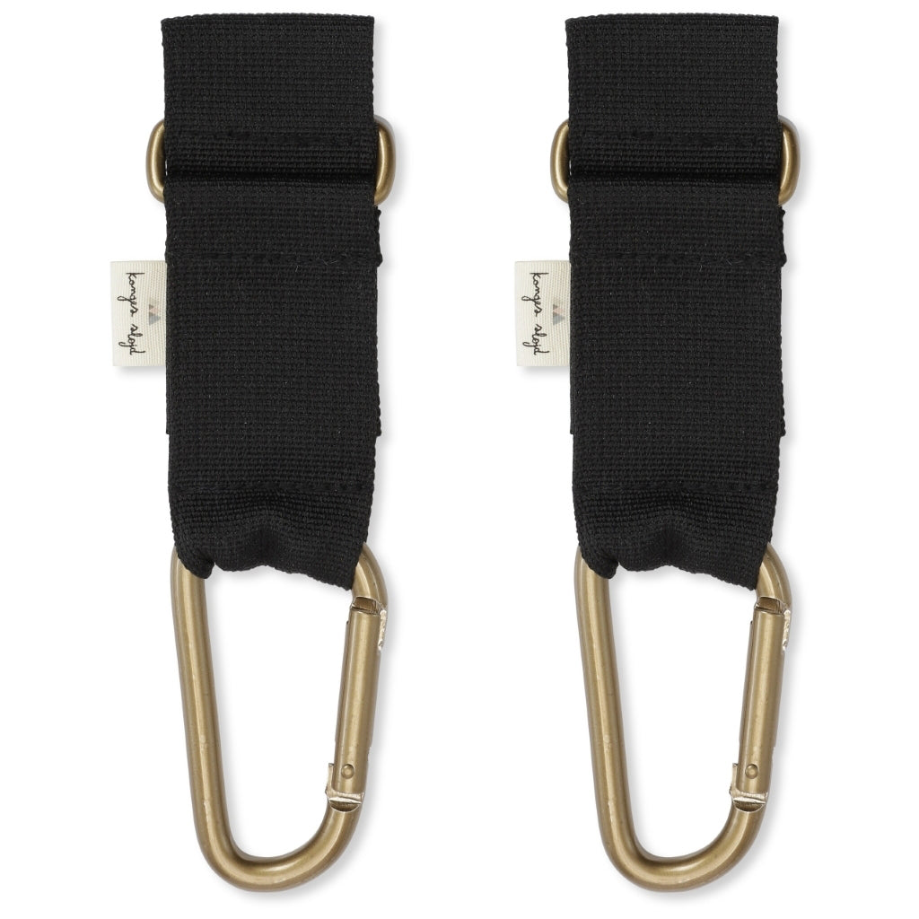 Konges Sløjd Pram Straps, Set of 2 – Black
