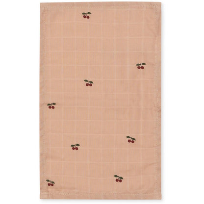 Konges Sløjd Doll Accessories – Blanket, Nappy, and Bib – Cherry Blush