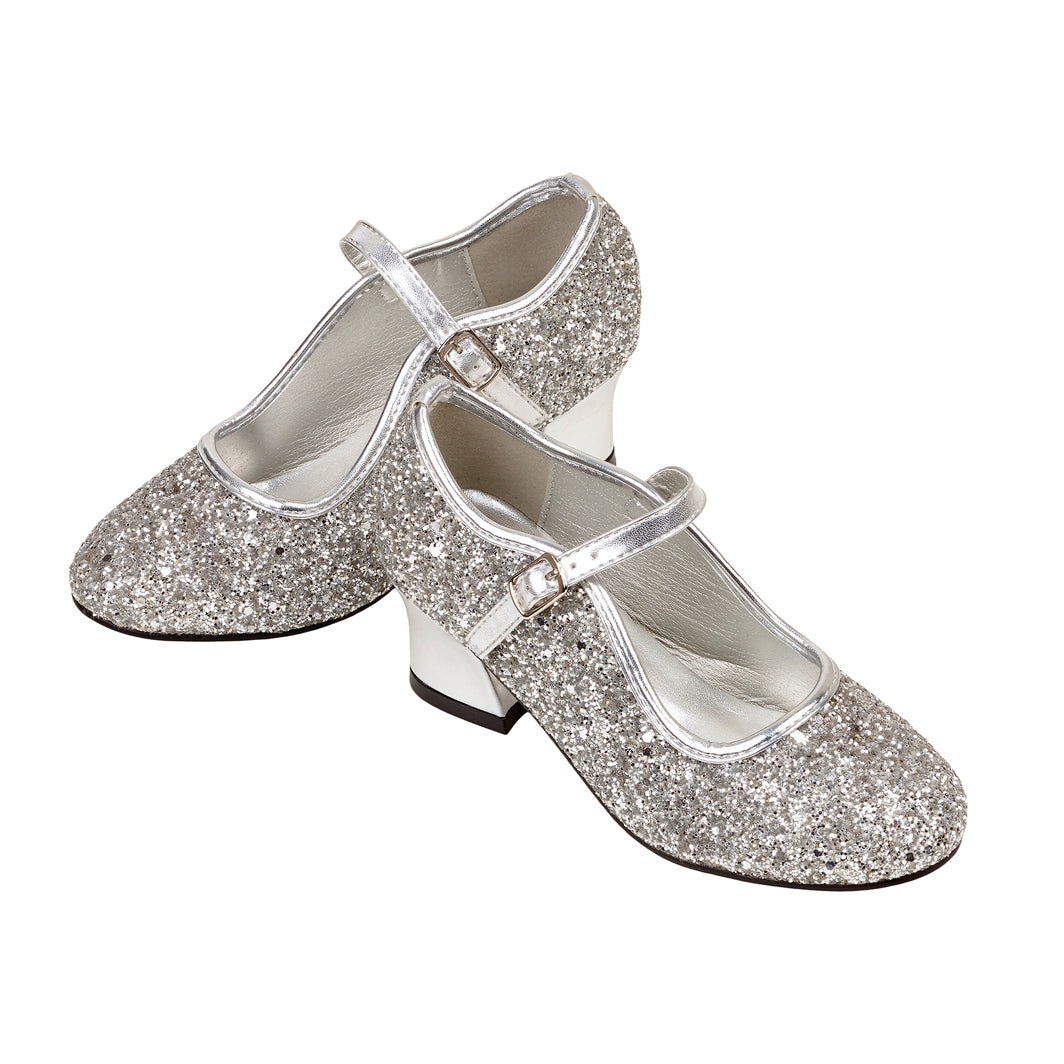 Souza Princess Shoes, Marguerita, Shimmering Silver - Sizes 25-34
