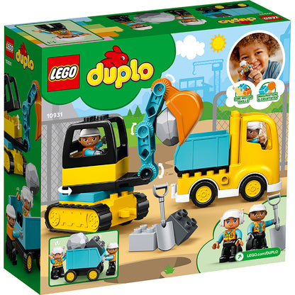 LEGO ® Duplo, Truck and Crawler Excavator