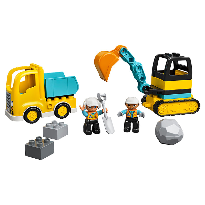 LEGO ® Duplo, Truck and Crawler Excavator