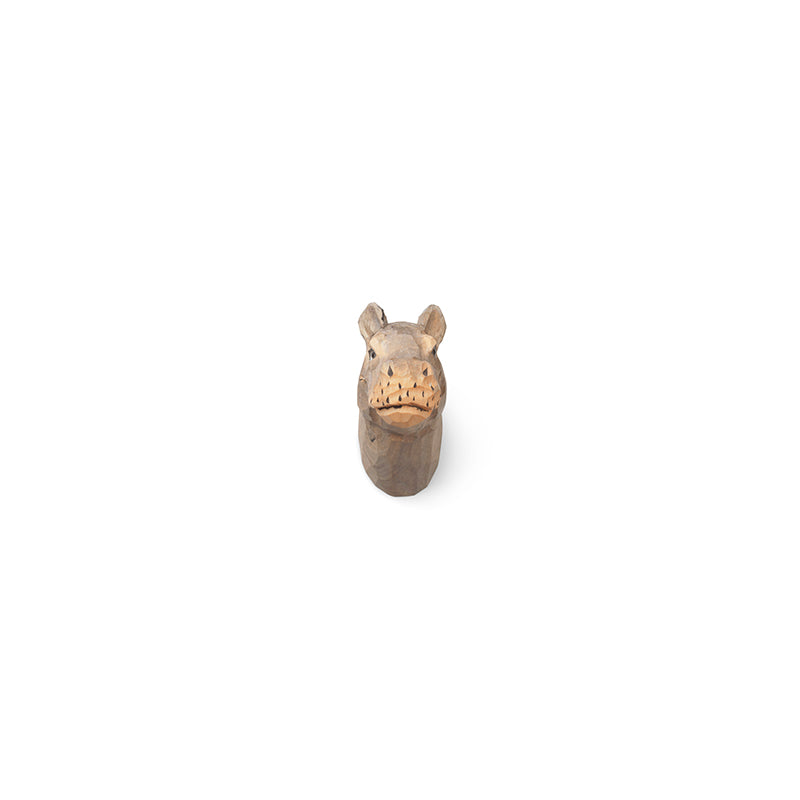 ferm Living Handmade Hook, Wild Life - Hippo