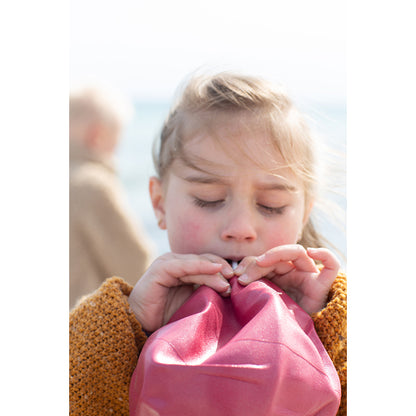 Scrunch-ball, inflatable soft ball – Cherry Red