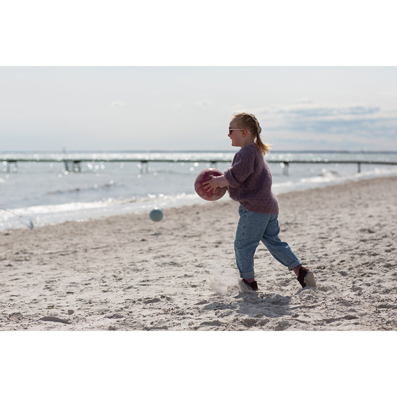 Scrunch-ball, inflatable soft ball – Cherry Red