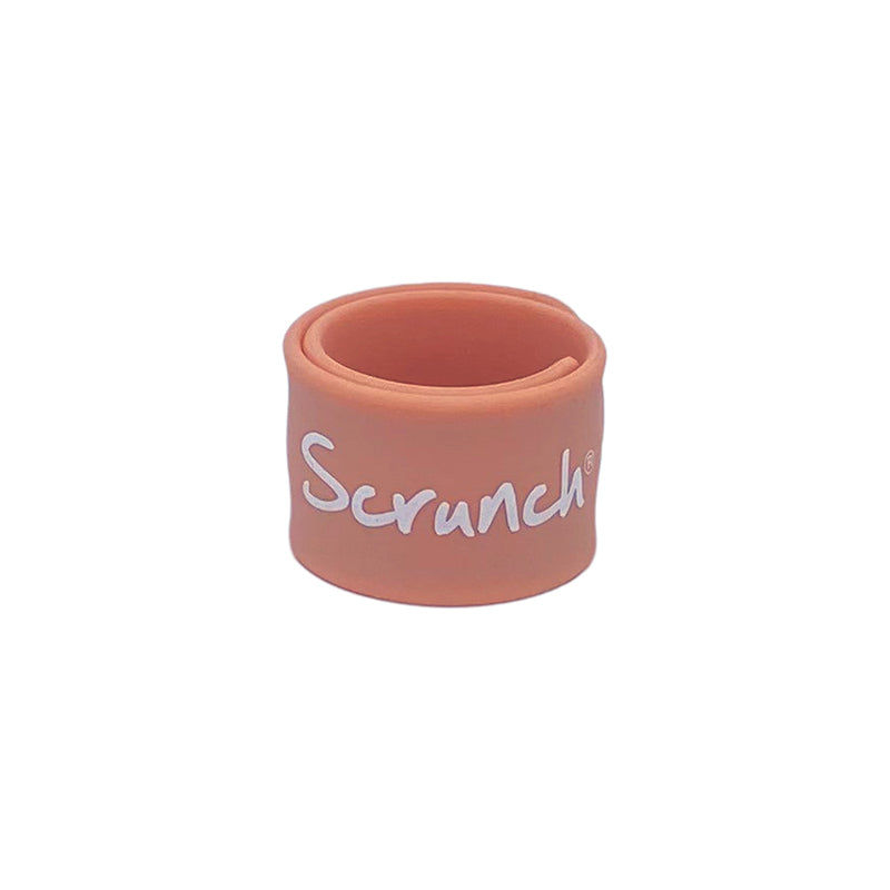 Scrunch ID Bracelet for Names – Coral