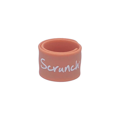 Scrunch ID Bracelet for Names – Coral
