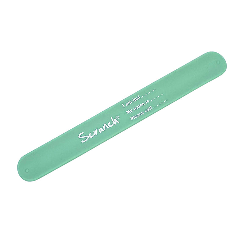Scrunch Name Bracelet, ID Bracelet - Mint