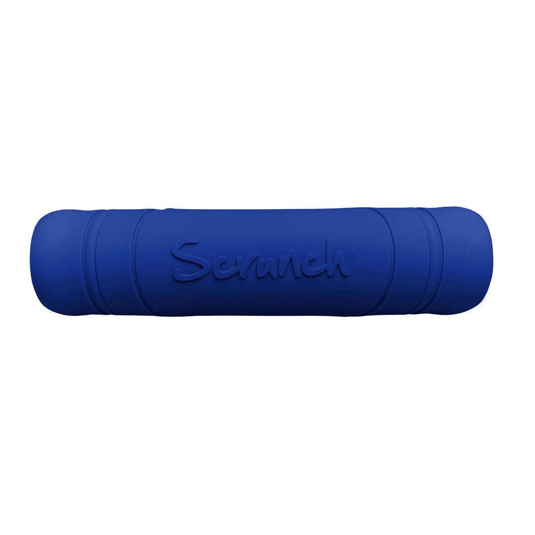 Scrunch-frisbee, midnight blue - vist rullet sammen