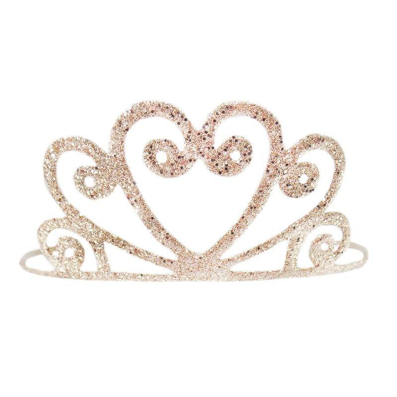 Great Pretenders Headband with Diadem, Gold Glitter