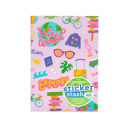 Ooly Klistermærker, Wanderlust - Over 200 stk