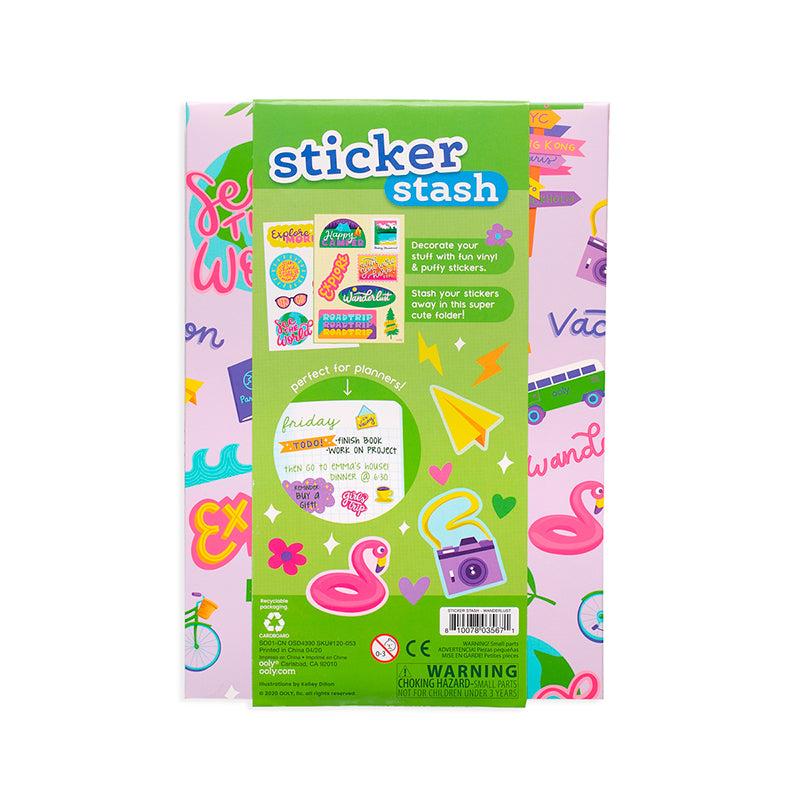 Ooly Stickers, Wanderlust - Over 200 Pieces