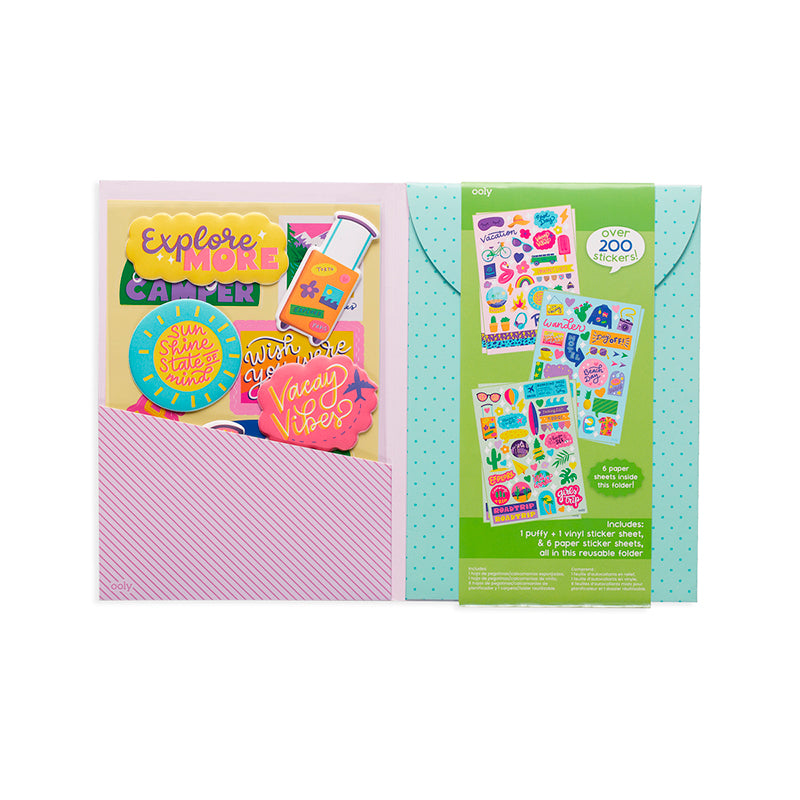 Ooly Stickers, Wanderlust - Over 200 Pieces