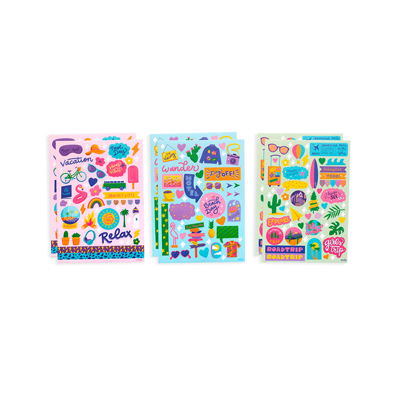Ooly Stickers, Wanderlust - Over 200 Pieces