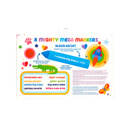 Ooly Mighty Mega Markers, 8 Jumbo Markers
