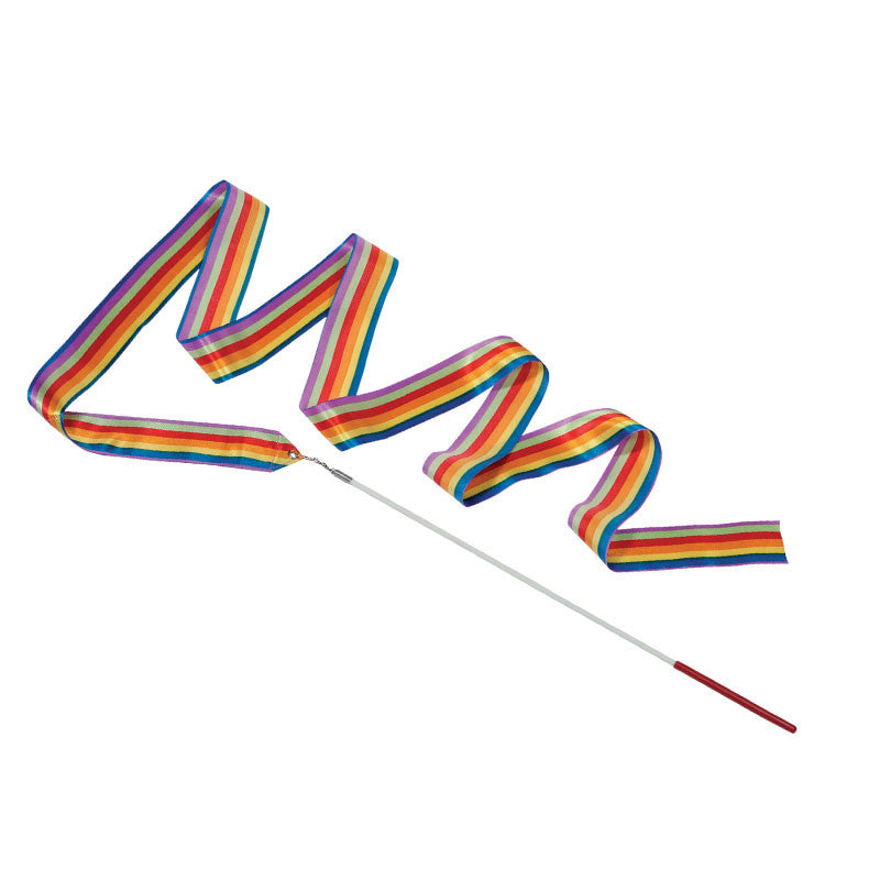 Vimpel til gymnastik - regnbuefarvet