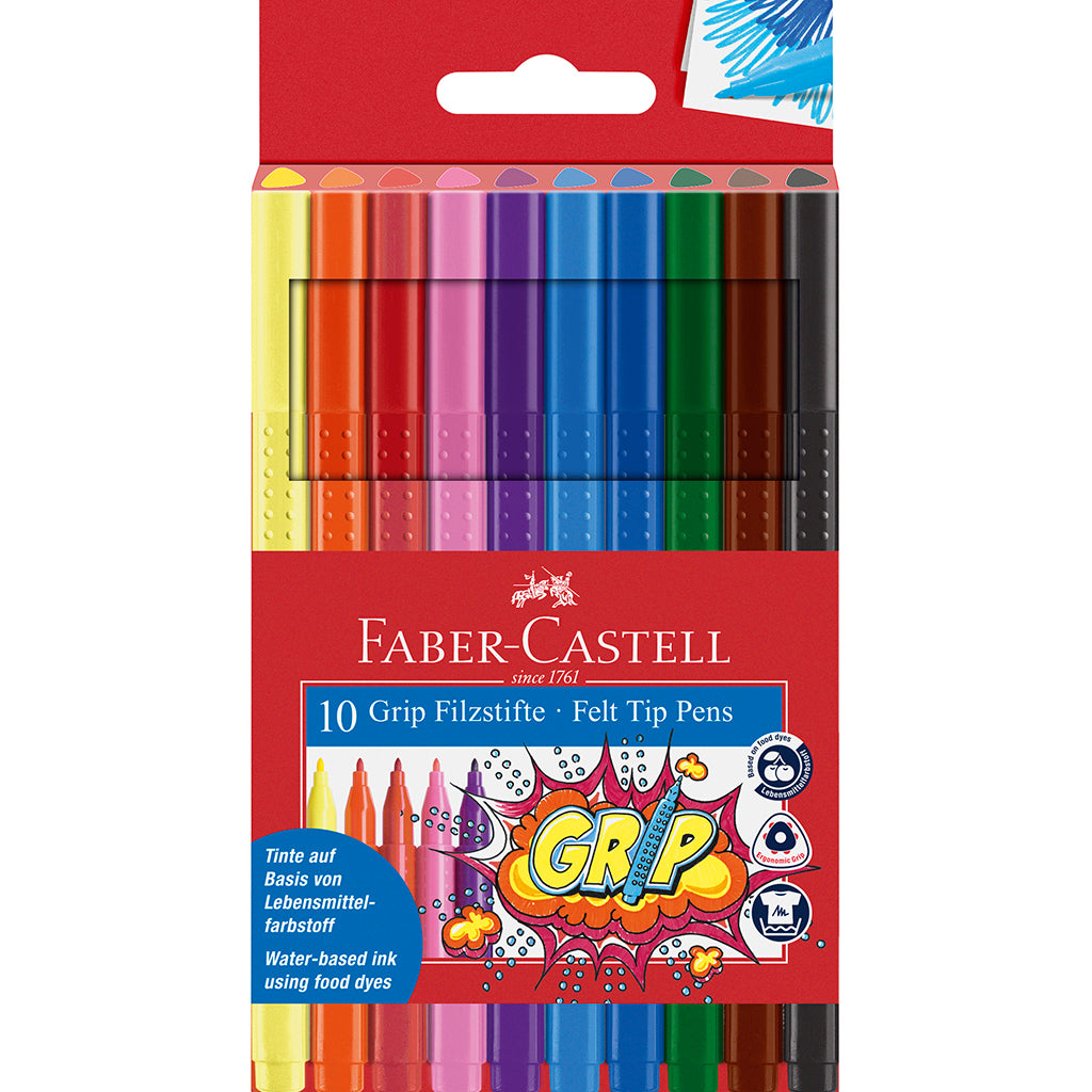 Faber-Castell, Grip tuscher - 10 stk.