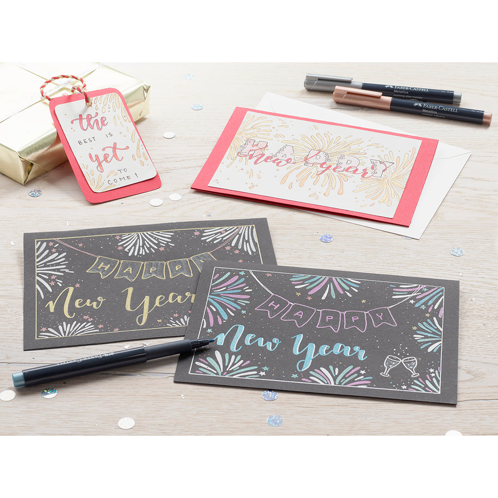 Faber-Castell Metallic Markers, Set of 6