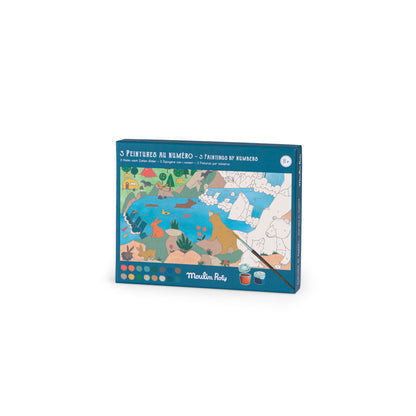 Moulin Roty Paint by Numbers, Explorer Edition