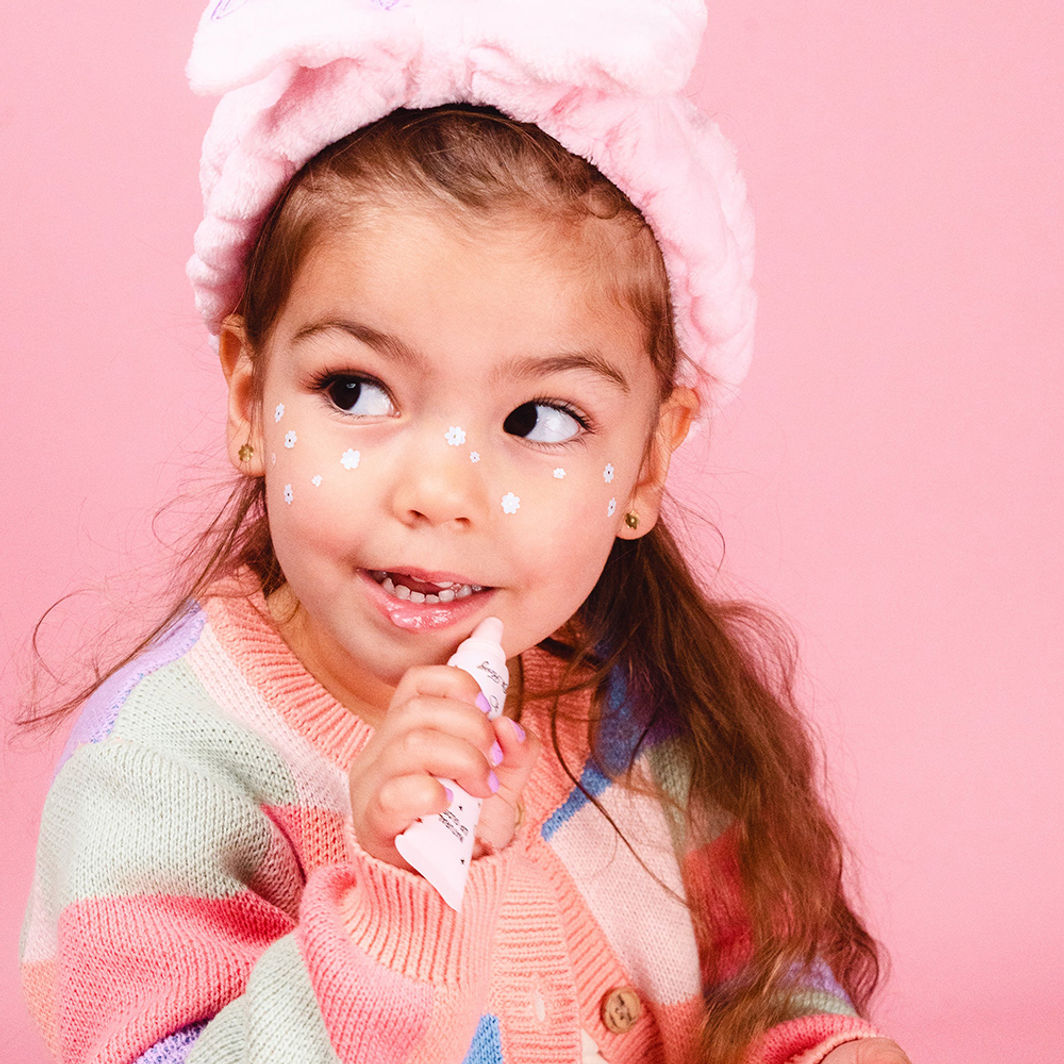 Oh Flossy Natural Lip Gloss for Kids, Set of 3 Colors