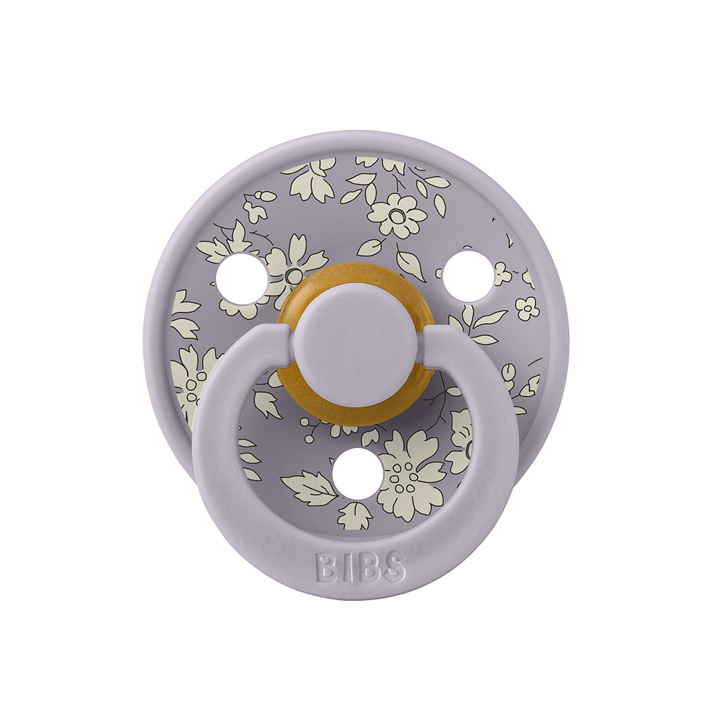 Bibs Liberty, 2-pack Color, natural rubber pacifiers, size 2 – Capel – Fossil Grey Mix