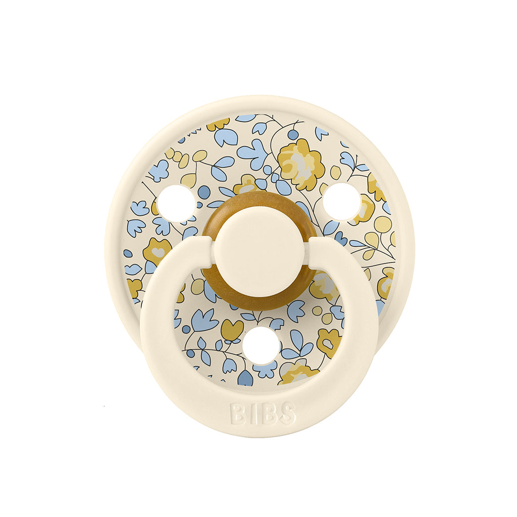 Bibs Liberty, 2-Pack Colour, Natural Rubber Pacifiers, Size 2 - Eloise - Sage Mix