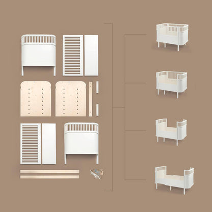 Sebra Bed Baby &amp; Junior - Classic White