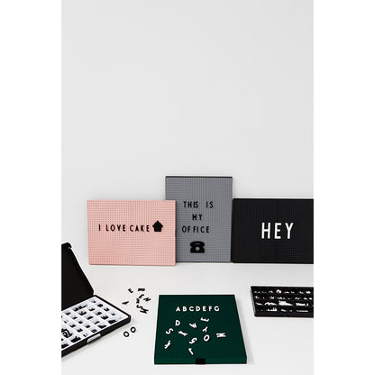 Design Letters, Office Icons for Message Board - White