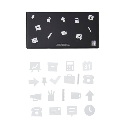 Design Letters, Kontor ikoner til Message Board - white