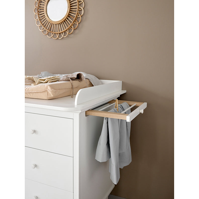Oliver Furniture Seaside Changing Chest with 6 Drawers, WITHOUT Extension and Laundry Bag