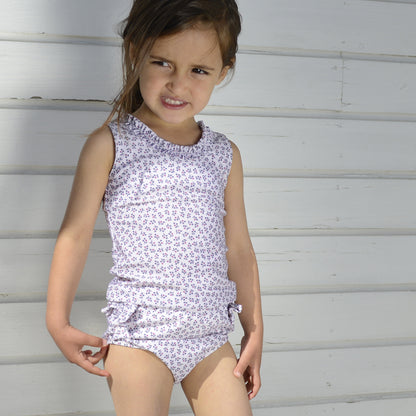 Petit Crabe UV Swim Diaper, Lea, Bouquet - Ages 0-3