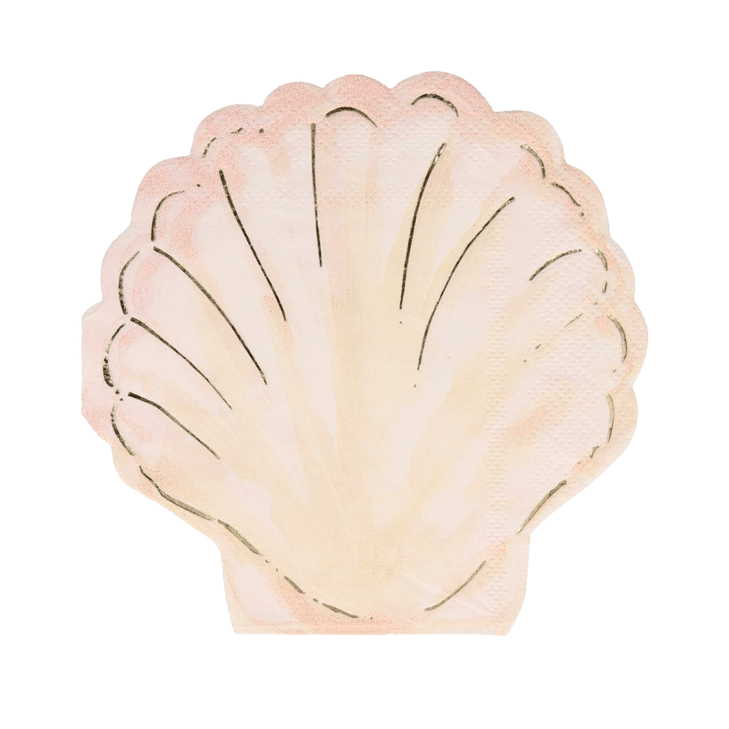 Meri Meri servietter str. S, Musling - 16 stk.